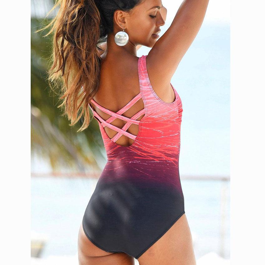 Women's Push-Up Plunge One-Piece Swimsuit
