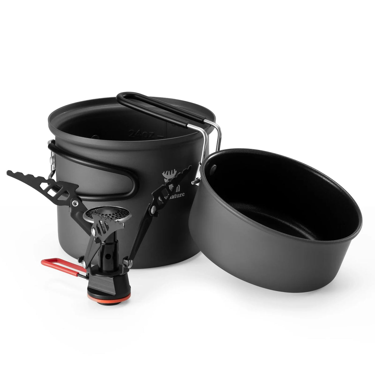 Ultra-Light Aluminum Nestable Camping Cookware Set