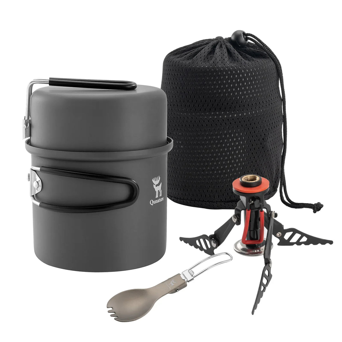 Ultra-Light Aluminum Nestable Camping Cookware Set