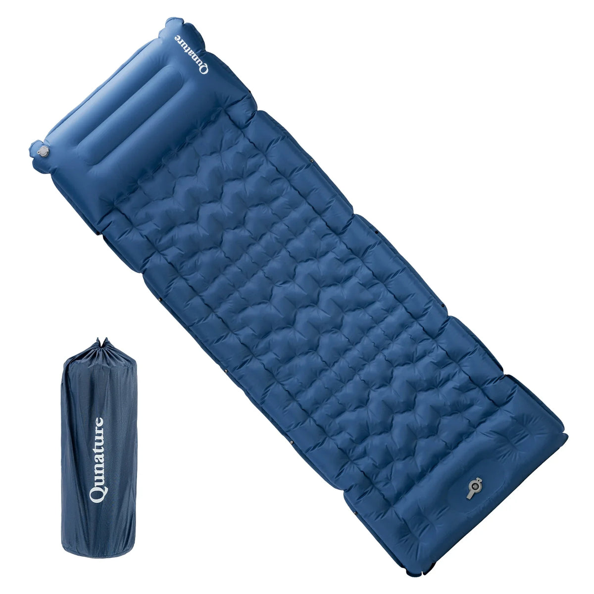 Ultra-Light Inflatable Sleeping Pad With Pillow