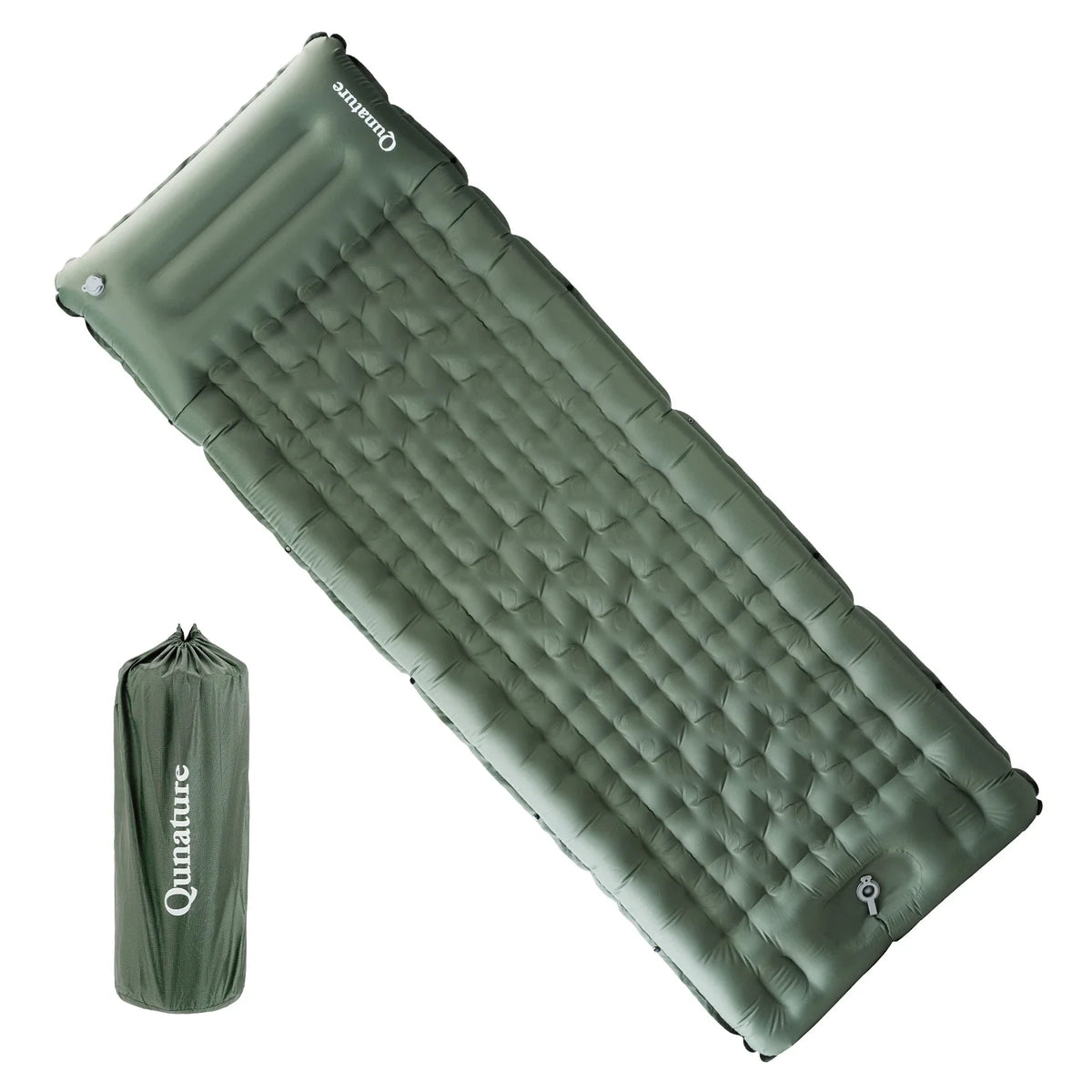 Ultra-Light Inflatable Sleeping Pad With Pillow