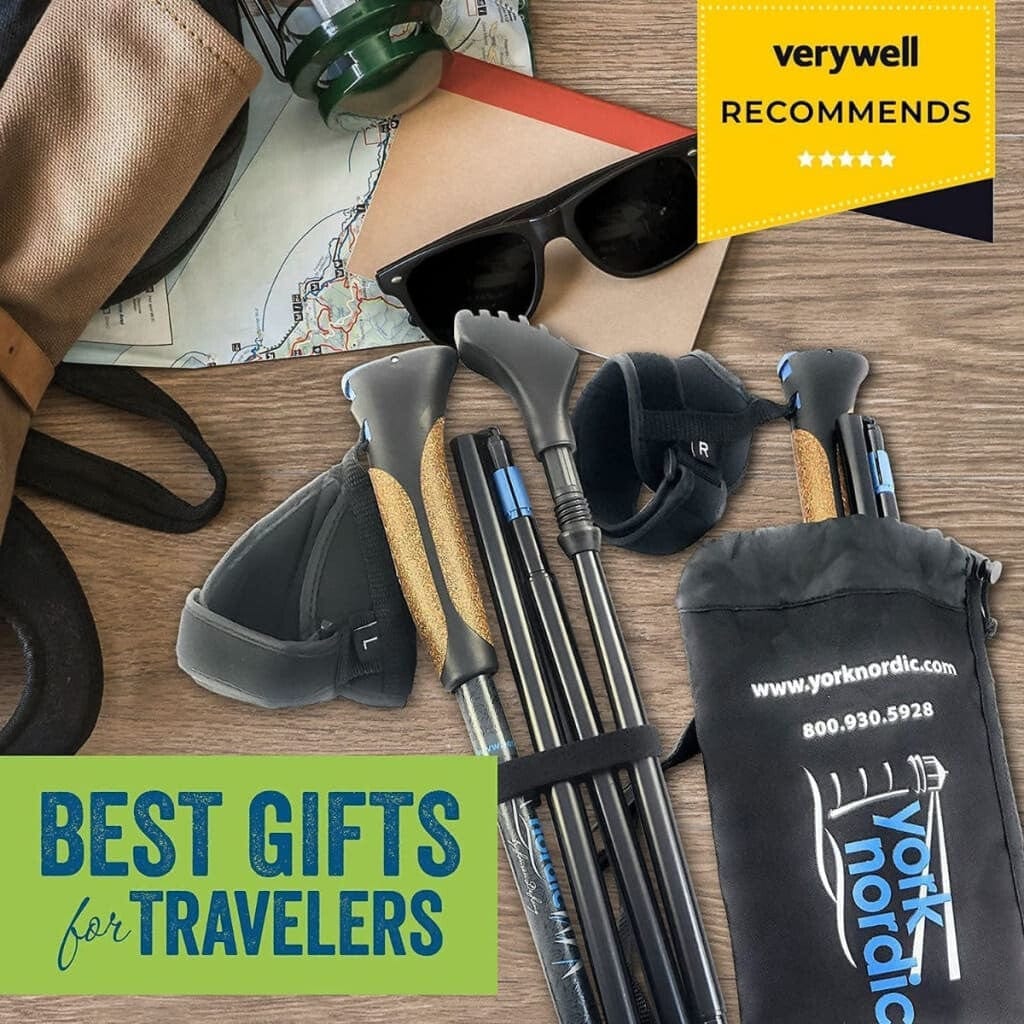 Folding Walking Hiking Poles With Accessories