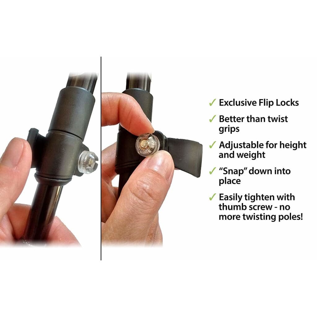 Folding Walking Hiking Poles With Accessories