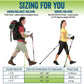 Folding Walking Hiking Poles With Accessories